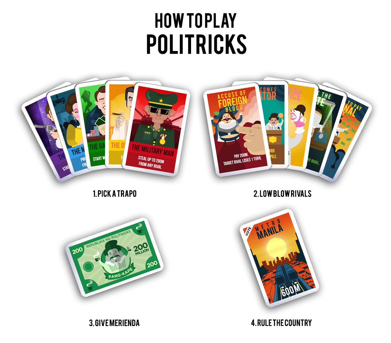 Be Like a Trapo with the Politricks Card Game