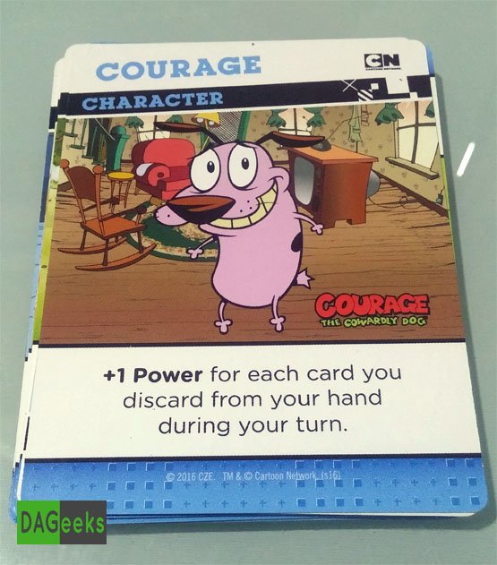 DAGeeks Reviews Cartoon Network Deck Building Game Courage