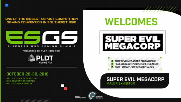 ESGS 2016 + Super Evil Megacorp Announcement Image DAGeeks