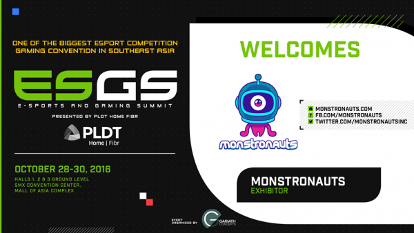 Monstonauts Announcement Image ESGS 2016 DAGeeks