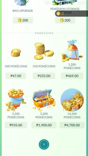 Pokemon Go Store Purchase Price Image DAGeeks