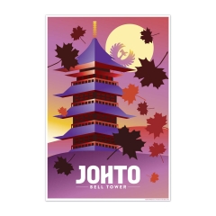 Johto Region Poster