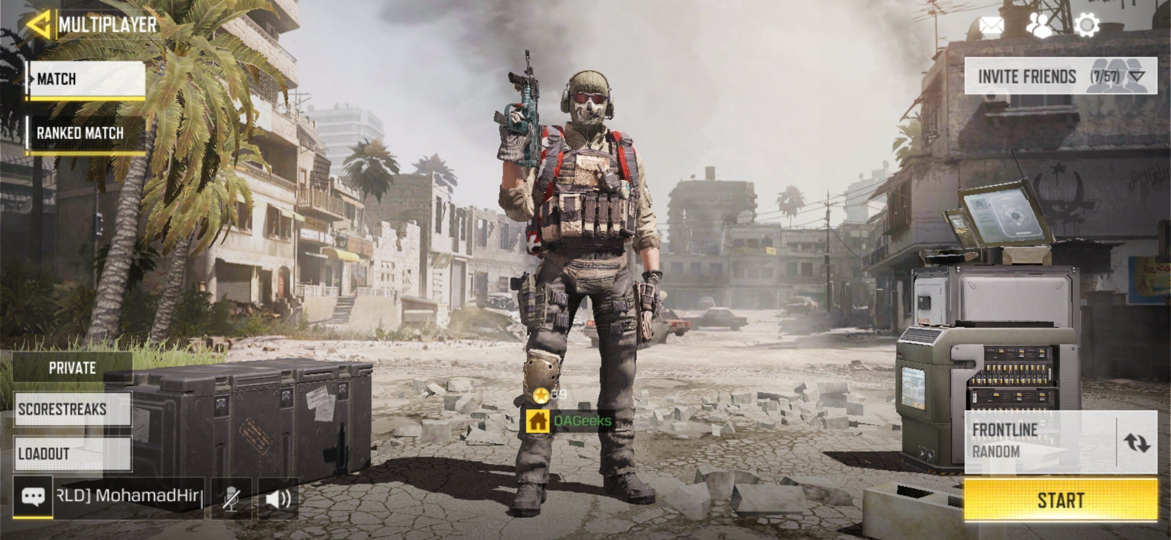 CALL OF DUTY : MOBILE GARENA Gameplay Multiplayer Front Line 