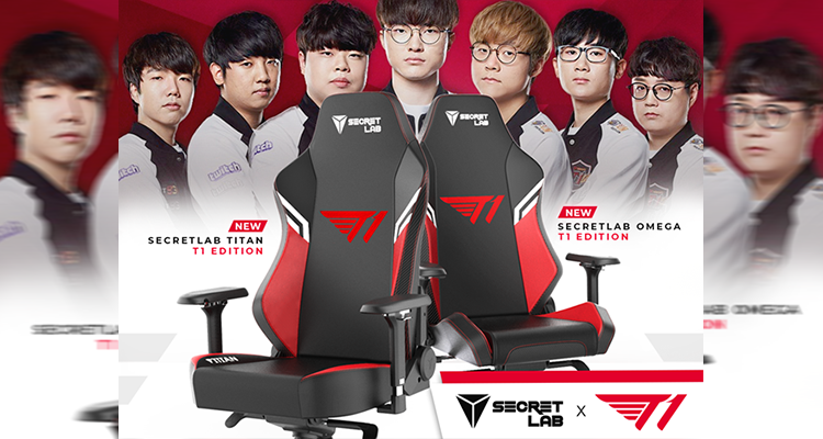 Secretlab And T1 Partner To Launch The Secretlab T1 Edition Gaming Chair