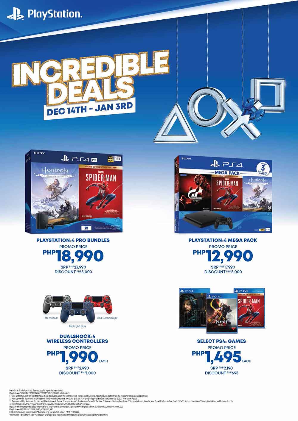 PlayStation Incredible Deals 2020 Poster