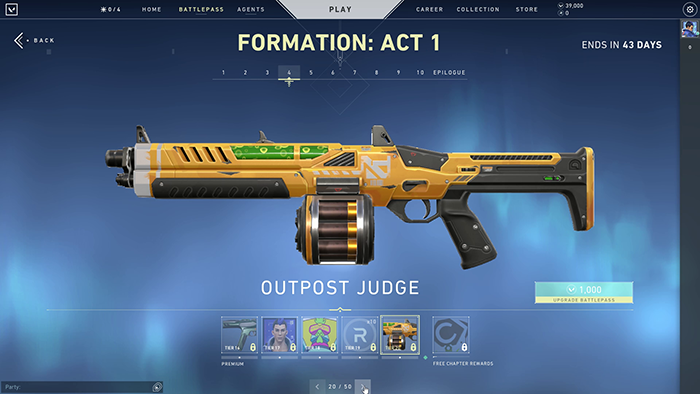 Outpost Judge Skin