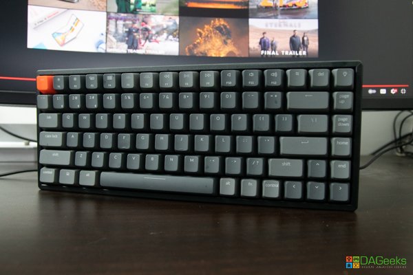Keychron K2 Hotswappable Front View