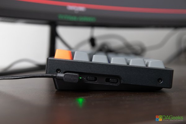 Keychron K2 Hotswappable Review Side View