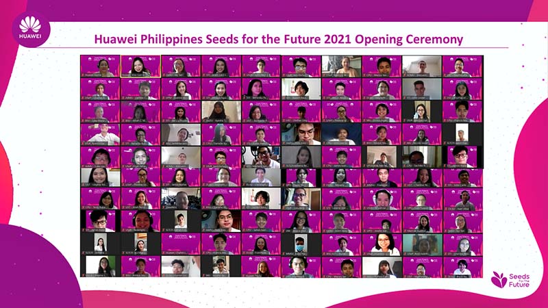 Huawei Philippines Seeds for the Future 2021 Opening Ceremony Group Photo