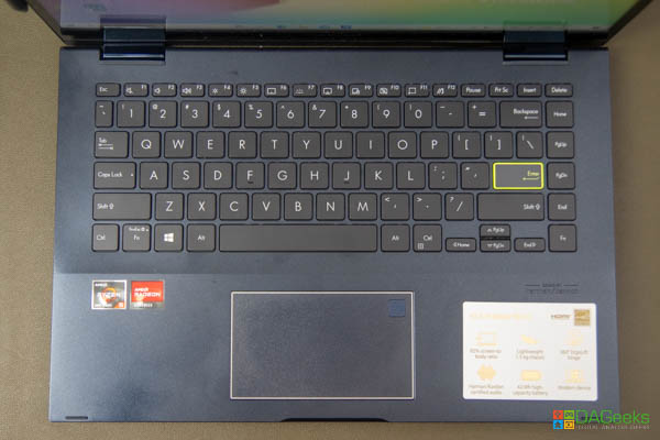 VivoBook Flip 14 Review Keyboard