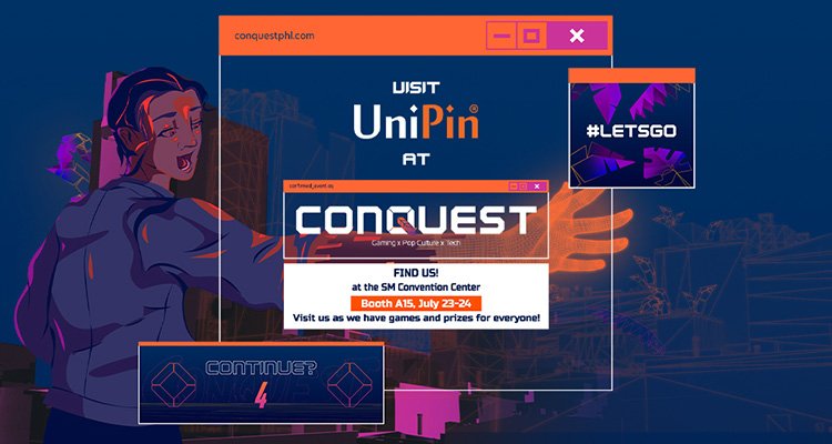 UniPin at CONQuest Festival 2022 Header Image