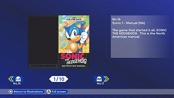 Sonic Origins manual front