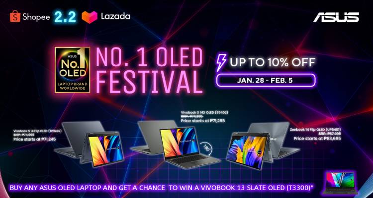 ASUS Announces Its Upcoming 2.2 No. 1 OLED Festival Sale Header Image
