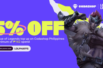 Get 5% Off from Codashop When You Purchase League of Legends Riot Points Through Their Service Header Image