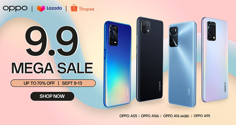 Check Out OPPO's 9.9 Sale Header Image