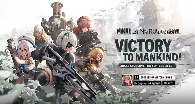 Nier: Automata Joins in Goddess of Victory: Nikke Header Image