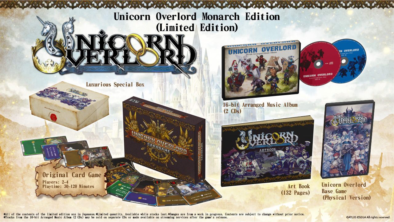Unicorn Overlord, New Tactical RPG from ATLUS and Vanillaware Announced Physical Edition Picture