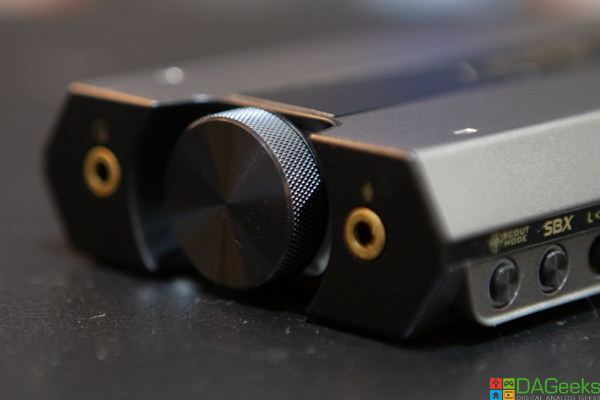 Sound BlasterX G6 Review Angled Close-up