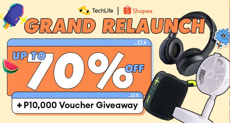 Beat the Heat and Upgrade Your Tech with TechLife's Shopee Grand Relaunch! Header Image