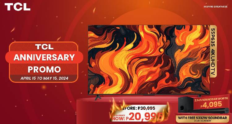 Celebrate TCL's 24th Anniversary with Massive Savings on the Stunning 55 TCL P635 TV Header Image