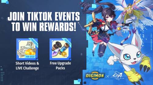 TikTok Rewards Crystal of Atlan x Digimon Adventure