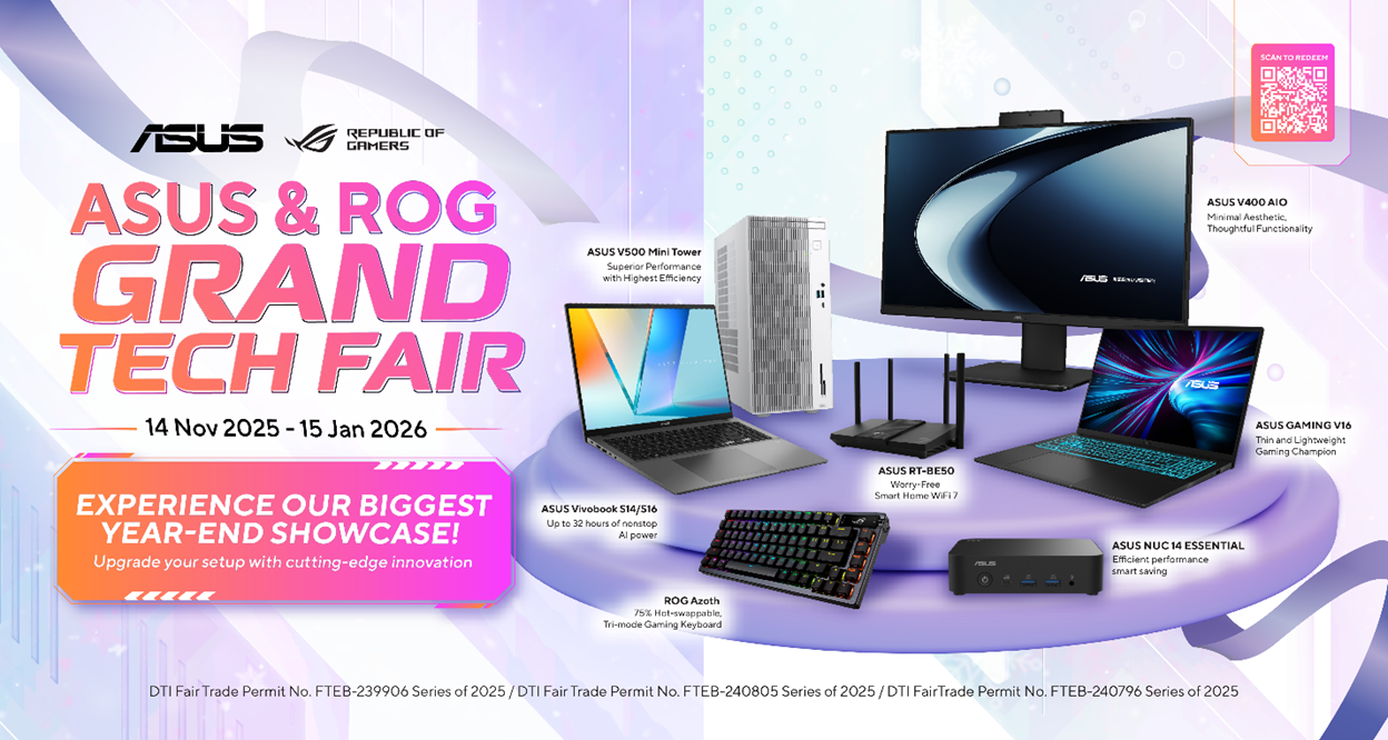 Massive Savings and Freebies ASUS & ROG Grand Tech Fair Arrives in Cyberzone Malls! Header Image 3
