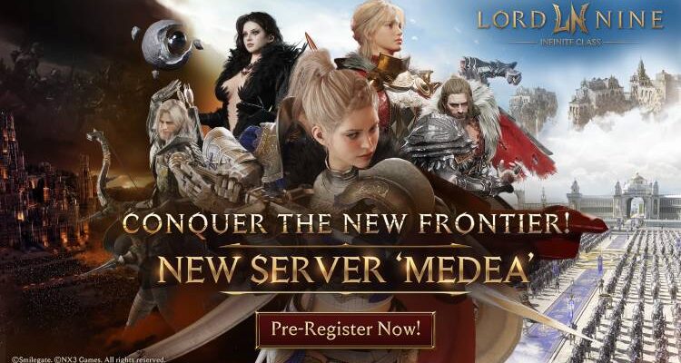LORDNINE_ Infinite Class MMORPG Launches New Medea Global Server December 3rd Header Image