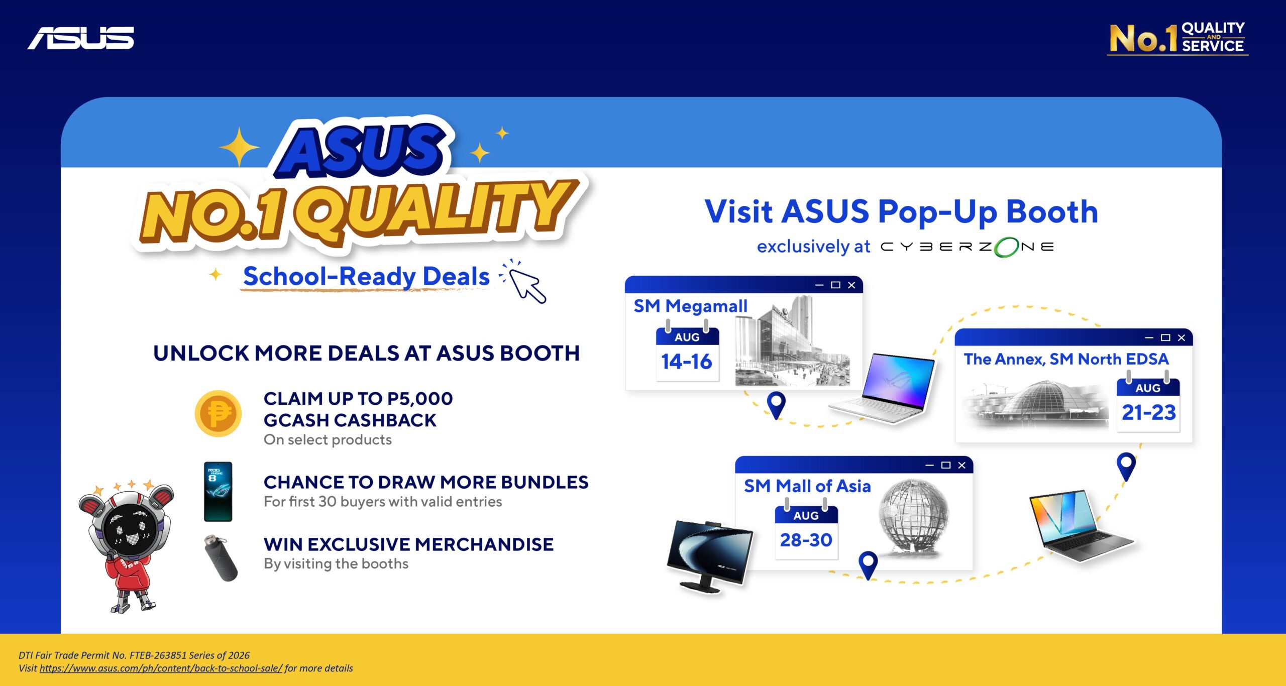 5 - Up to PHP 5k GCash Cashback at ASUS Pop-Ups(1)
