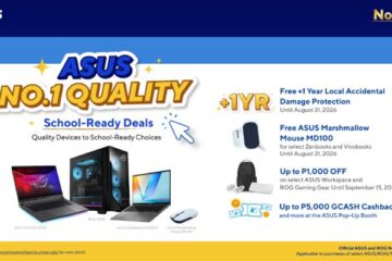 ASUS No. 1 Quality School-Ready Deals Offer Up to PHP 5,000 GCash Cashback and Free Freebies Header Image