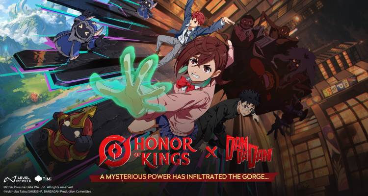 Honor of Kings x DAN DA DAN Crossover Launches with New Skins and Campus Roadshow Header Image