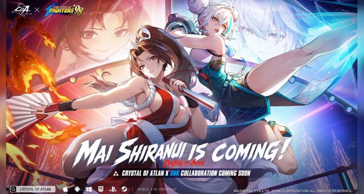 Mai Shiranui Arrives in Crystal of Atlan x The King of Fighters '98 Collaboration Event Header Image
